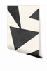 Terrazzo© Wallpaper in creme + charcoal