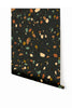 Terrazzo II© Wallpaper in Multicolor Black