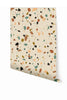 Terrazzo II© Wallpaper in Multicolor Creme