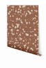 Terrazzo II© Wallpaper in Sienna