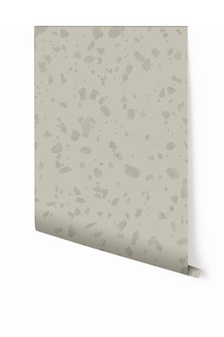 Terrazzo II© Wallpaper in Slate