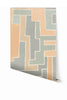Tetris© Mural Wallpaper in Capri