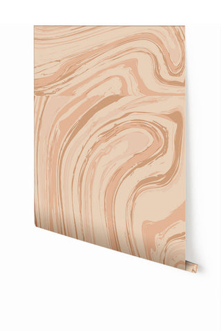 Crystalline© Wallpaper in Clay