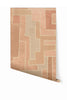 Tetris© Mural Wallpaper in Clay