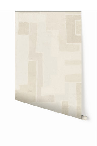 Tetris© Mural Wallpaper in Creme
