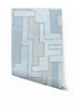 Tetris© Mural Wallpaper in Light Blue