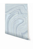 Crystalline© Wallpaper in Pale Blue