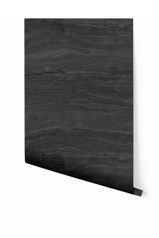 Travertine© Mural Wallpaper in Charcoal
