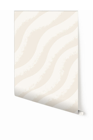 Whirl© Wallpaper in Beige