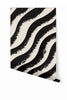 Whirl© Wallpaper in Black + Creme