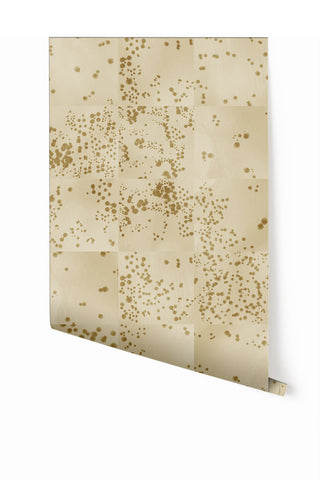 Wild Tile© Wallpaper in Macadamia