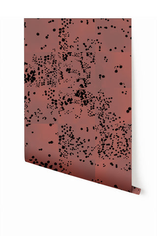 Wild Tile© Wallpaper in Mauve