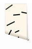 Ziti© Mural Wallpaper in Black + Cremé