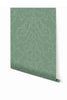 Western Damask© Wallpaper in Aloe