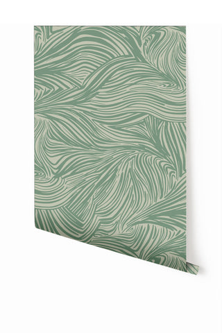 Hay Bale© Wallpaper in Aloe