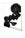 Abstract Art© Mural Wallpaper in Carbon