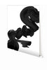 Abstract Art© Mural Wallpaper in Carbon