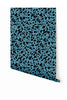 Milano© Wallpaper in Aqua Net + Black
