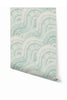 Sediment #2© Wallpaper in Sailor Blue