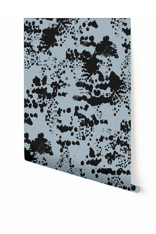 Snakeskin© Wallpaper in Buxton Blue