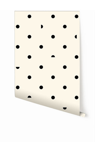 Pretty Woman© Wallpaper in Black + Cremé