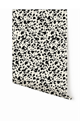 Milano© Wallpaper in Black + Cremé