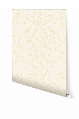 Western Damask© Wallpaper in Clover
