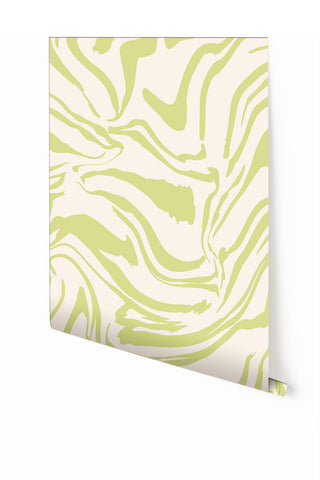 Primal© Mural Wallpaper in Clover