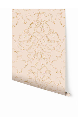Western Damask© Wallpaper in Cob