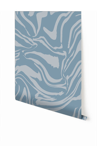 Primal© Mural Wallpaper in Cornflower