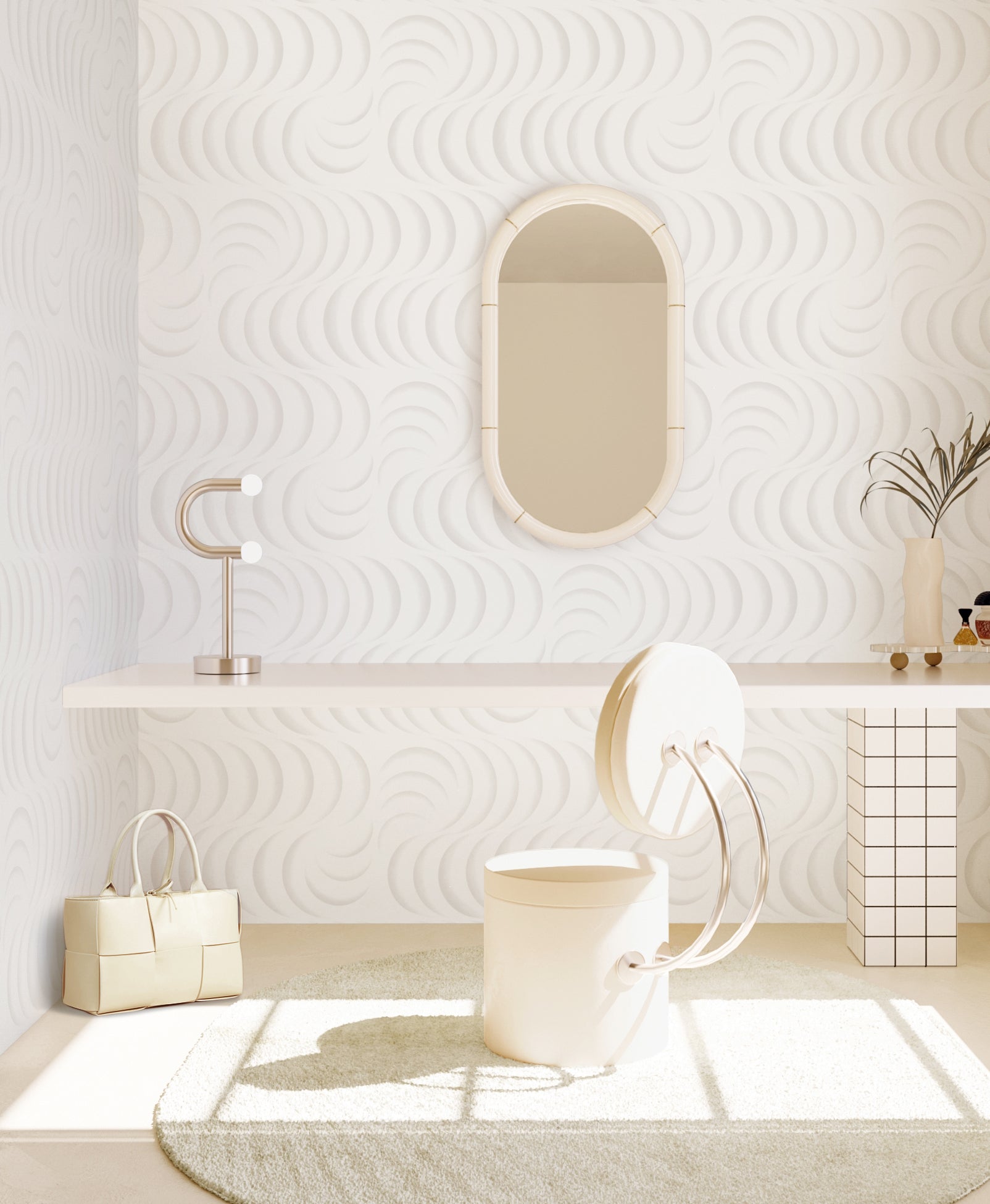 Petite Coque© Wallpaper in Acid Wash