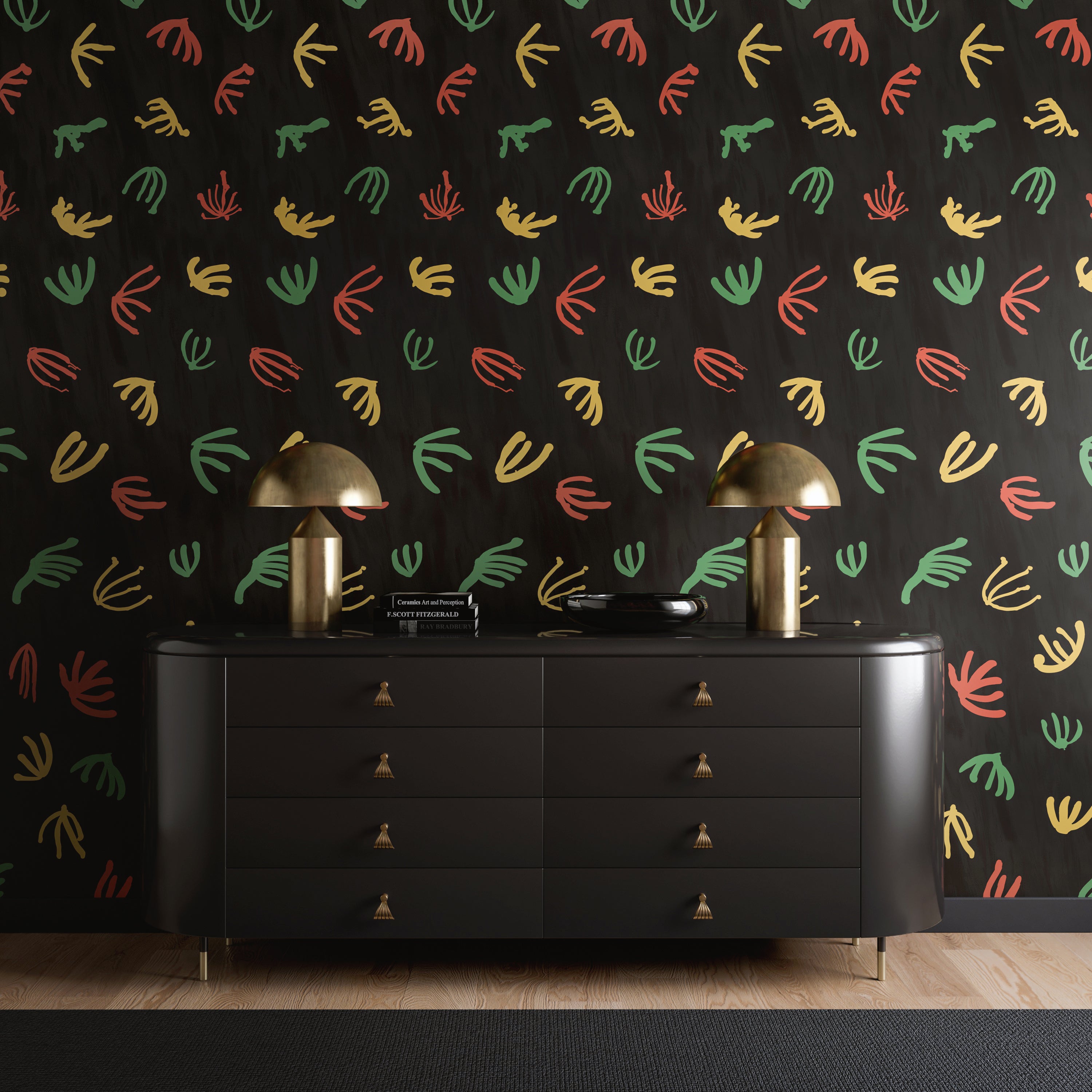 Coral© Wallpaper in Marley