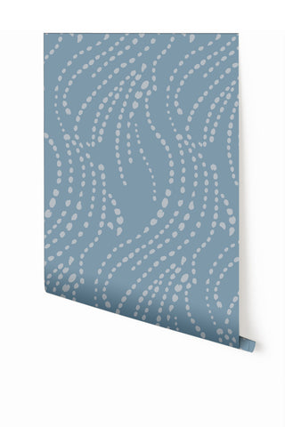 Branding Iron© Wallpaper in Cornflower