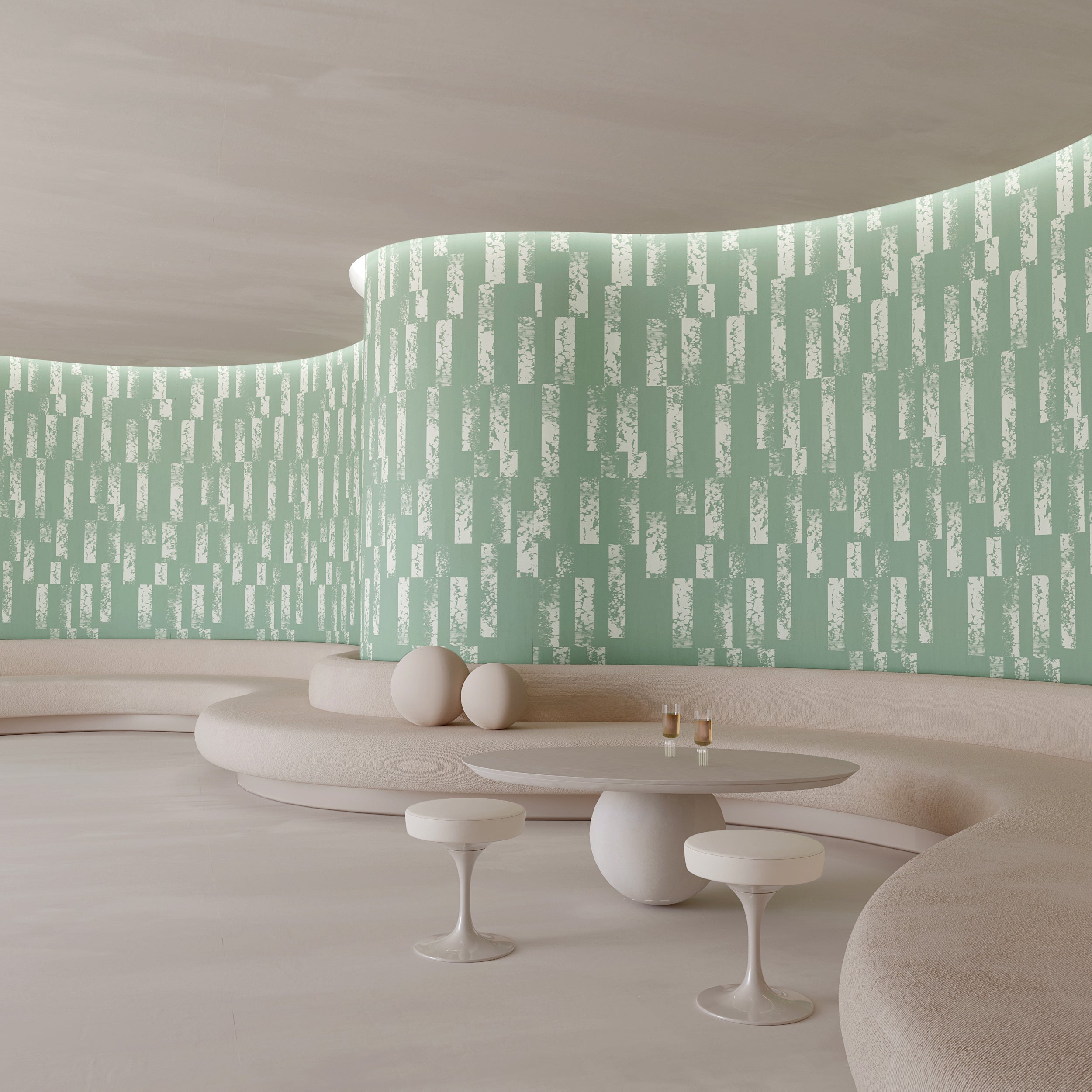 Corral© Wallpaper in Aloe