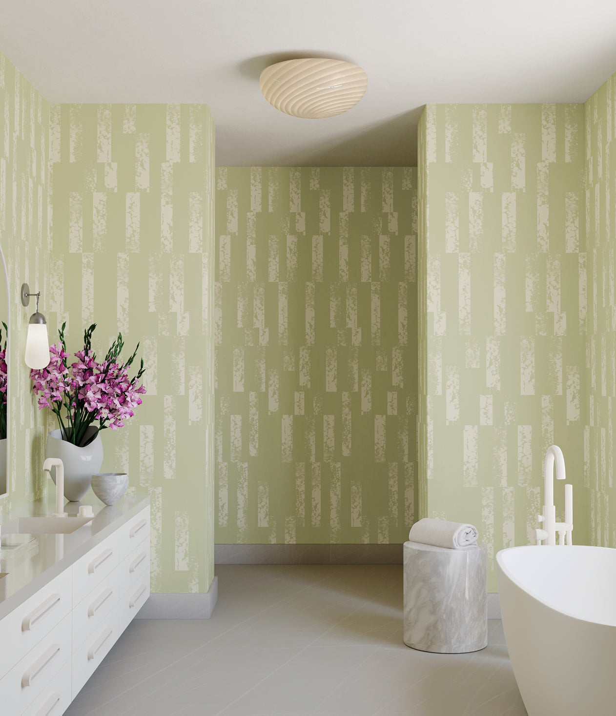 Corral© Wallpaper in Stonecrop