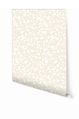 Milano© Wallpaper in Cremé + White