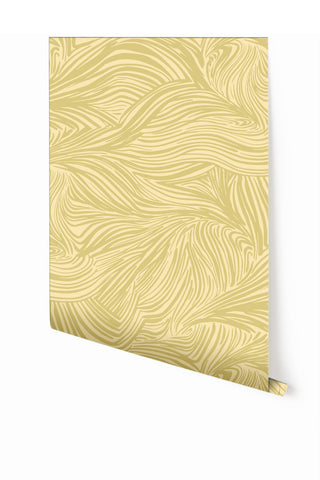 Hay Bale© Wallpaper in Daffodil