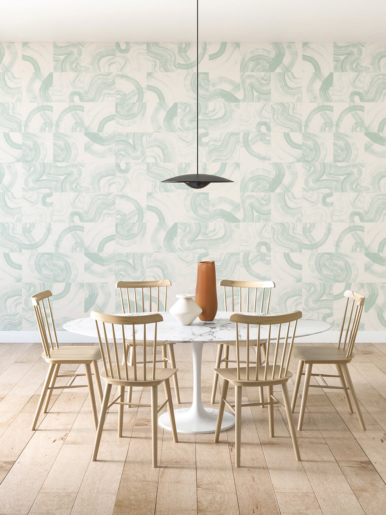 Sediment #3© Wallpaper in Mint