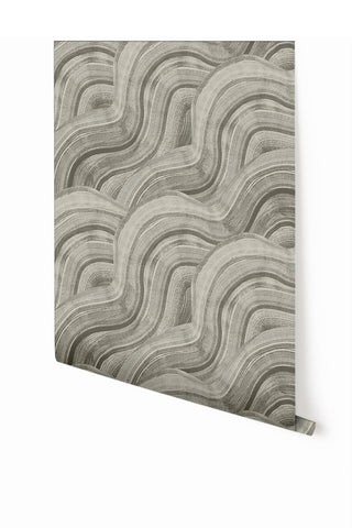 Sediment #2© Wallpaper in Gris