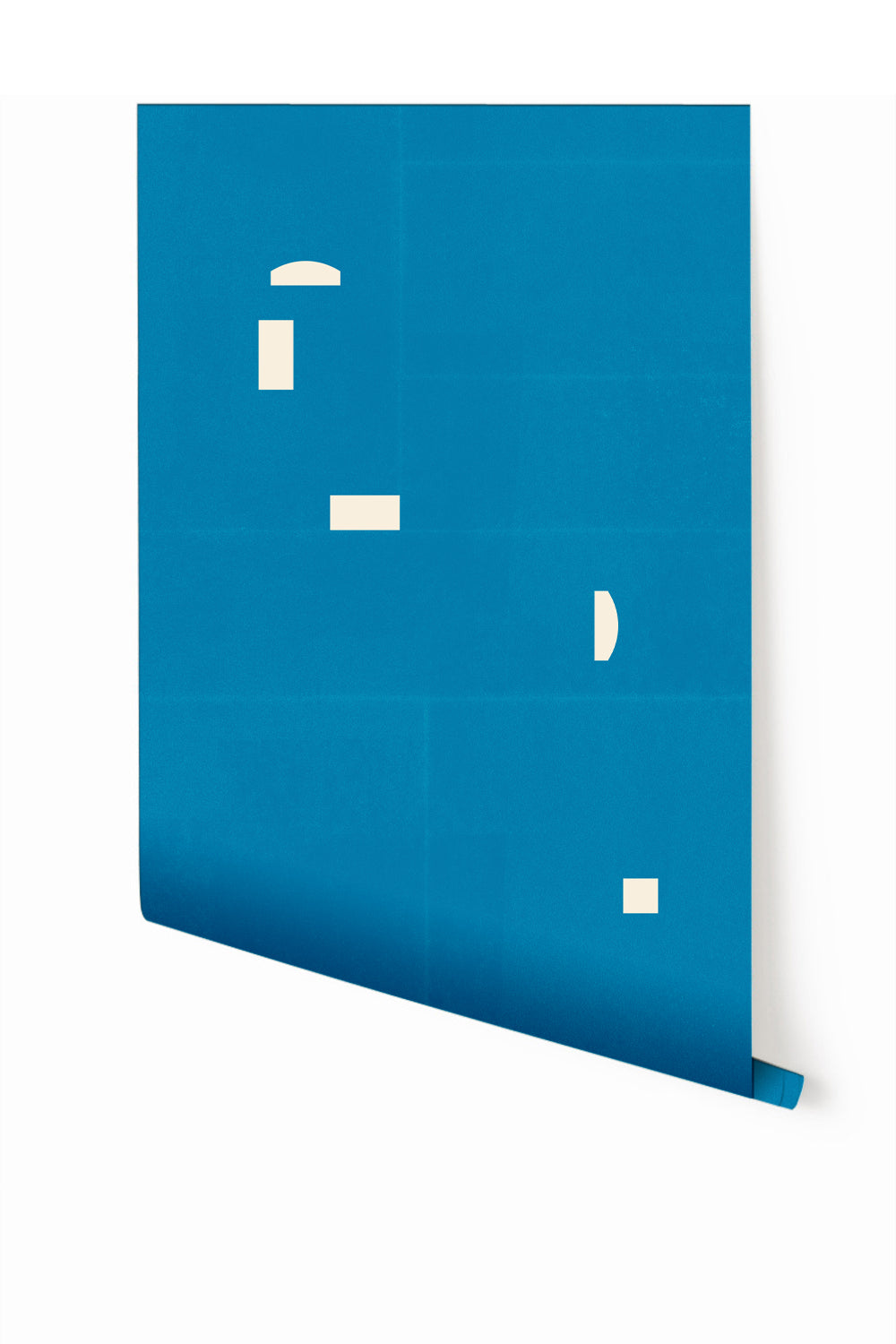 Geometrico© Wallpaper in Aqua Net + Cremé