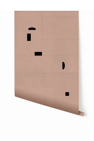 Geometrico© Wallpaper in Ferris + Black