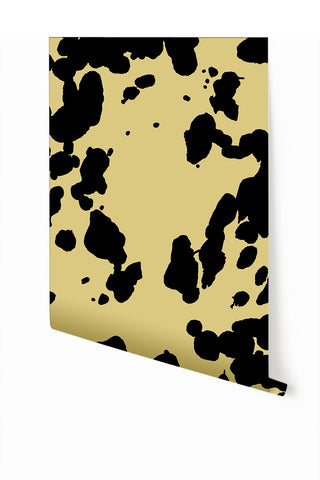 Bovine© Wallpaper in Gold Rush