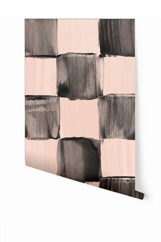 Grande© Wallpaper in Flamingo