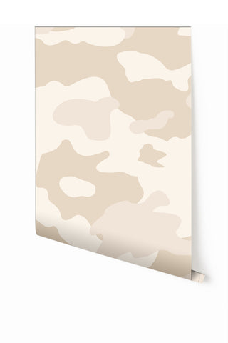 Camo© Wallpaper in Linen