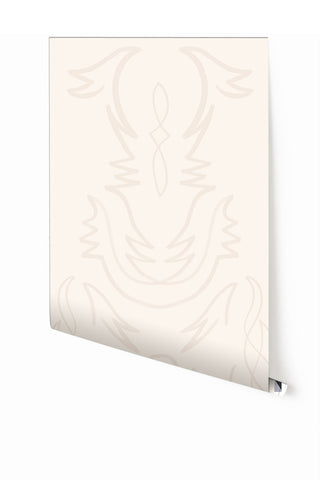 Side Saddle© Wallpaper in Milk