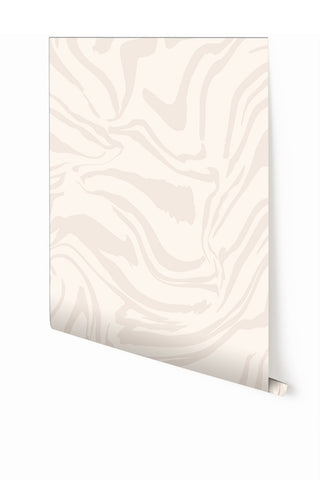 Primal© Mural Wallpaper in Milk