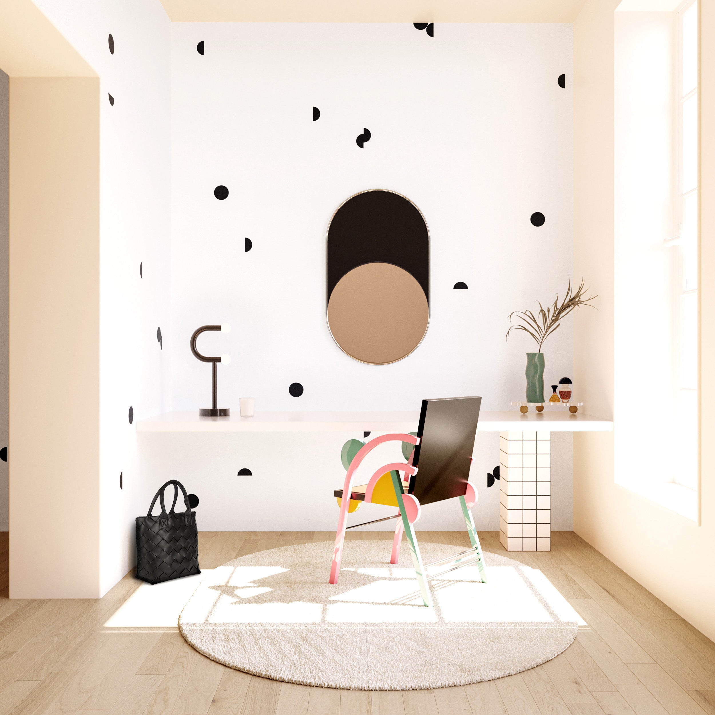 Mezzaluna© Wallpaper in Black + White