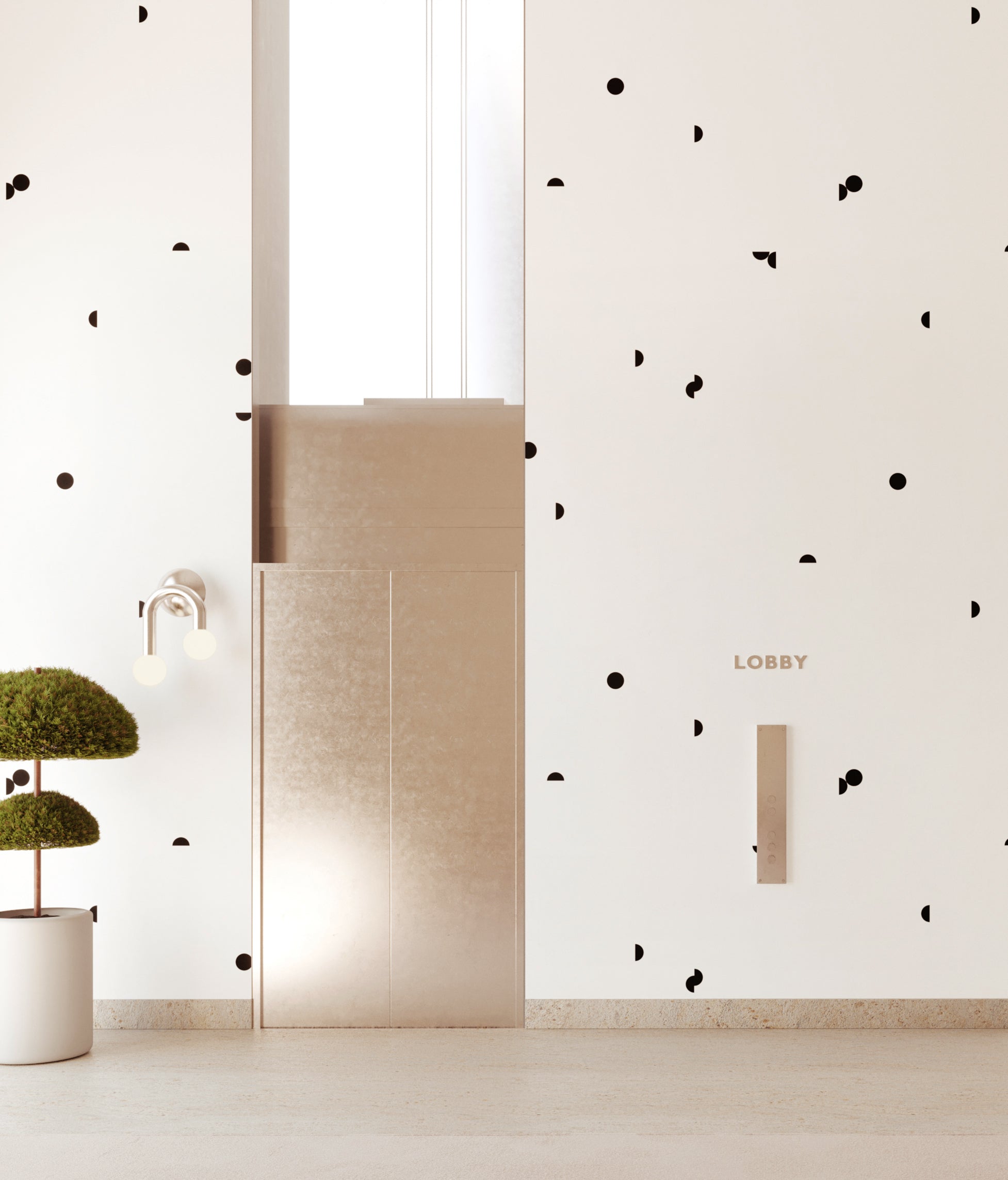 Mezzaluna© Wallpaper in Black + White