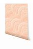 Sediment #2© Wallpaper in Peach