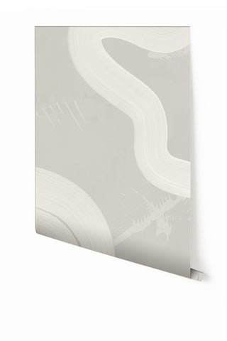 Untamed© Mural Wallpaper in Pewter
